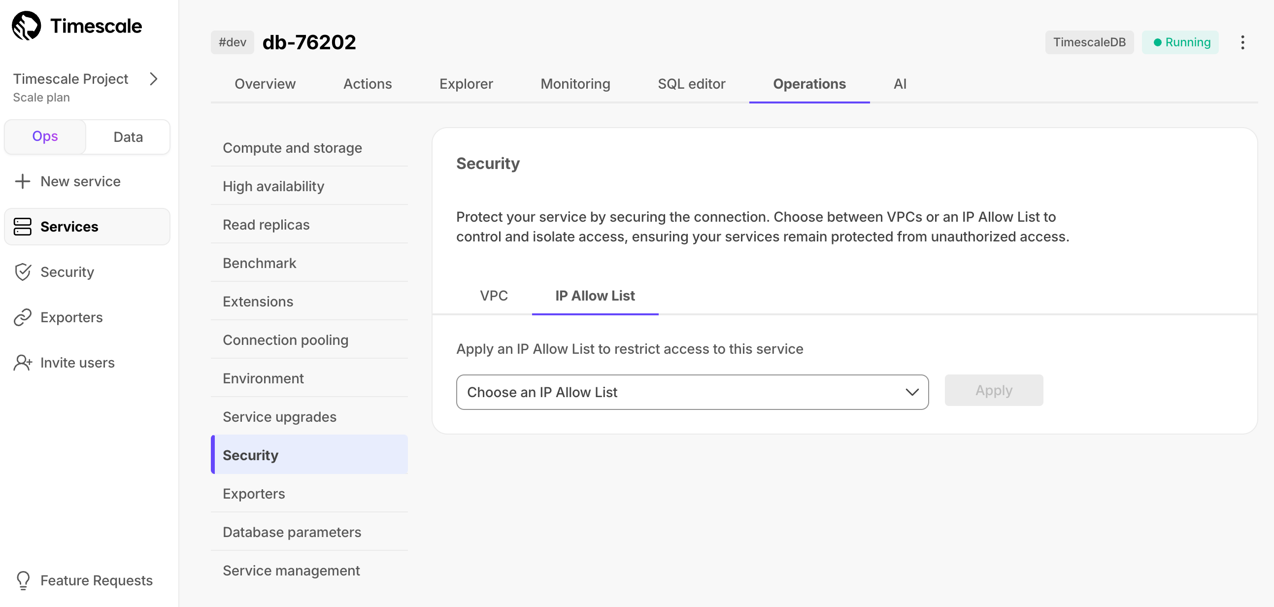 Attach IP allow list