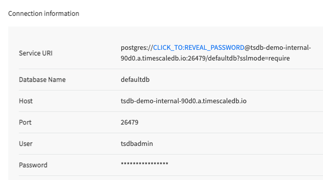 MST connection details
