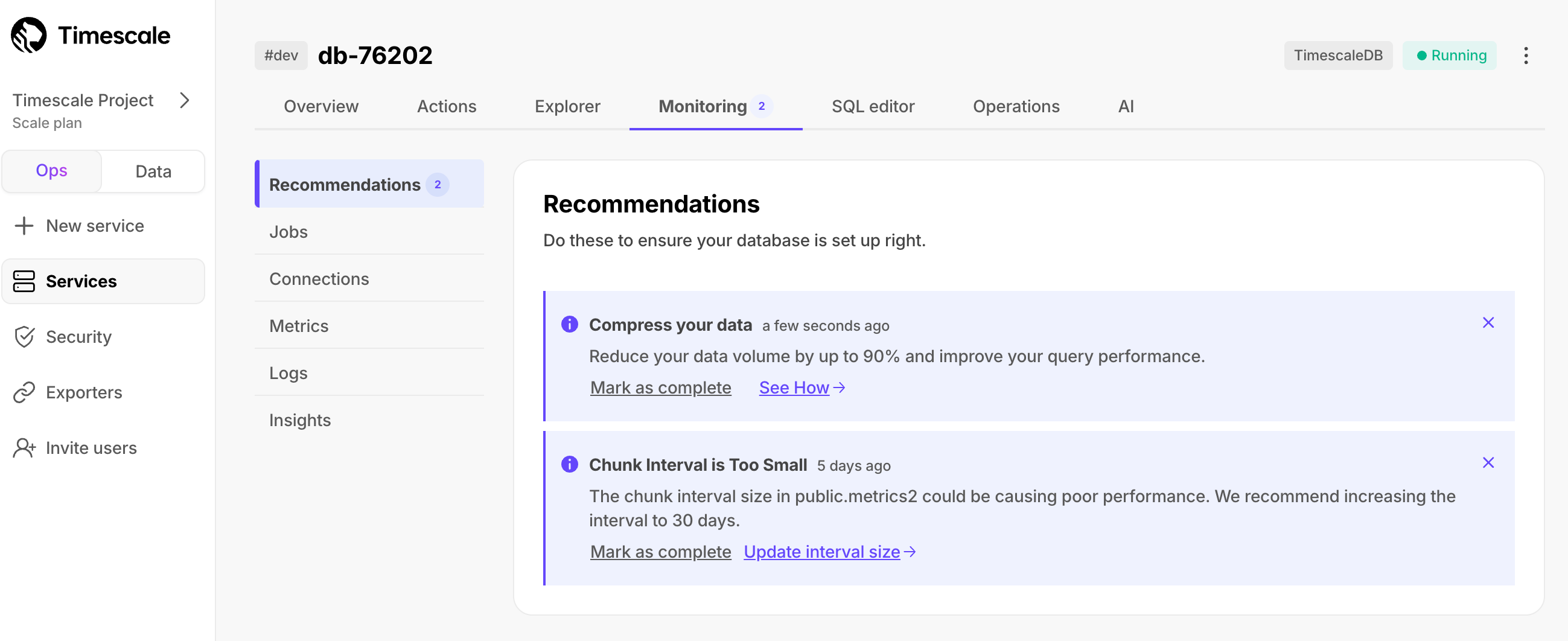 Recommendations