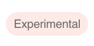 Experimental tag