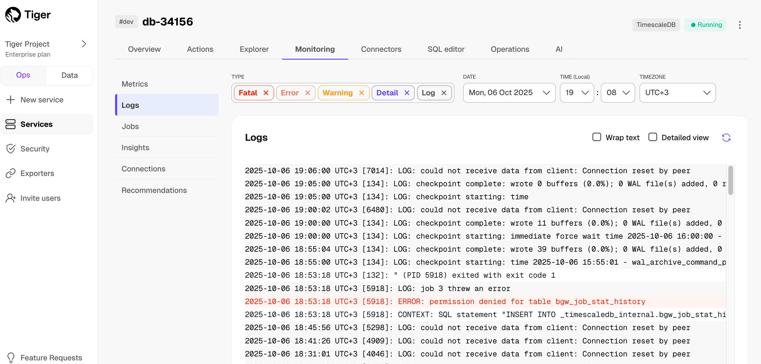 Find logs faster