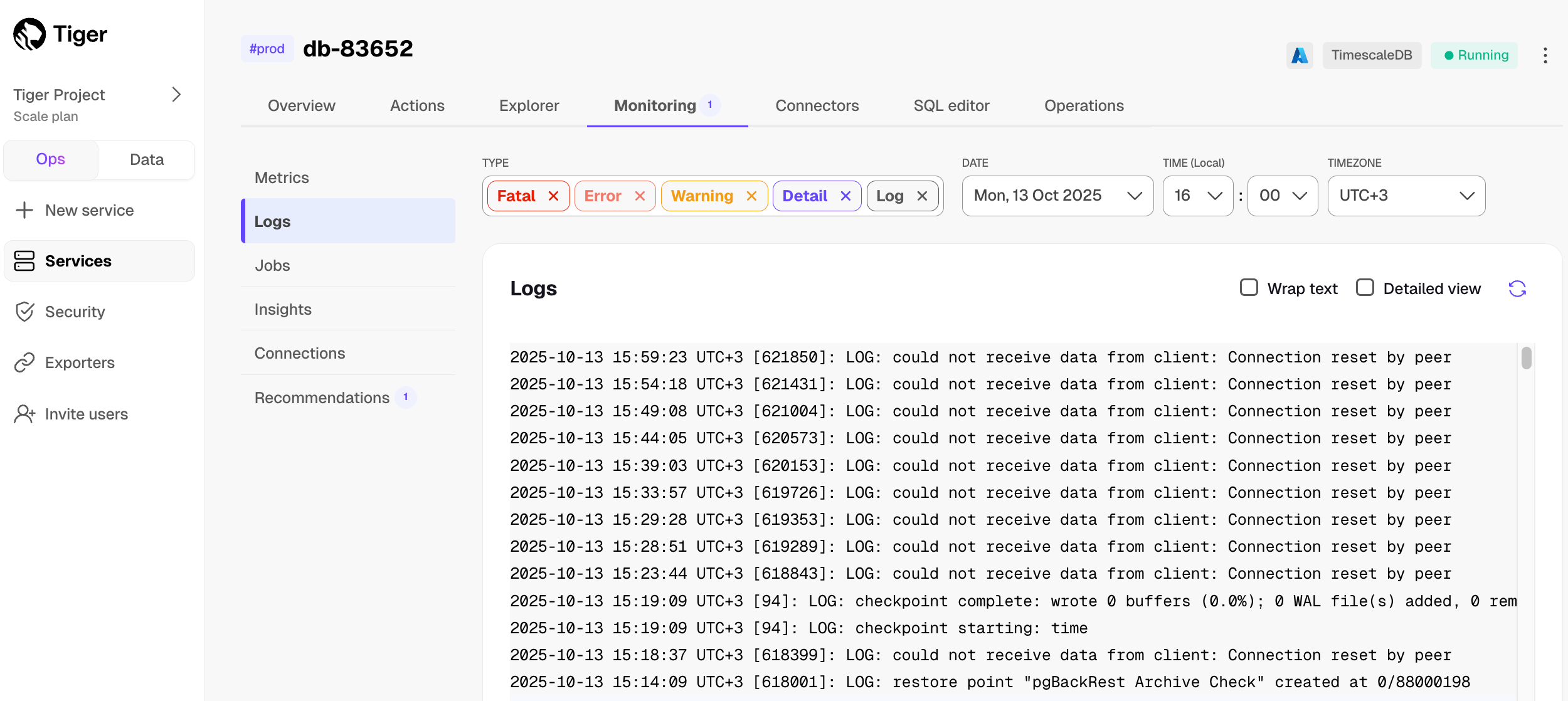 Find logs faster