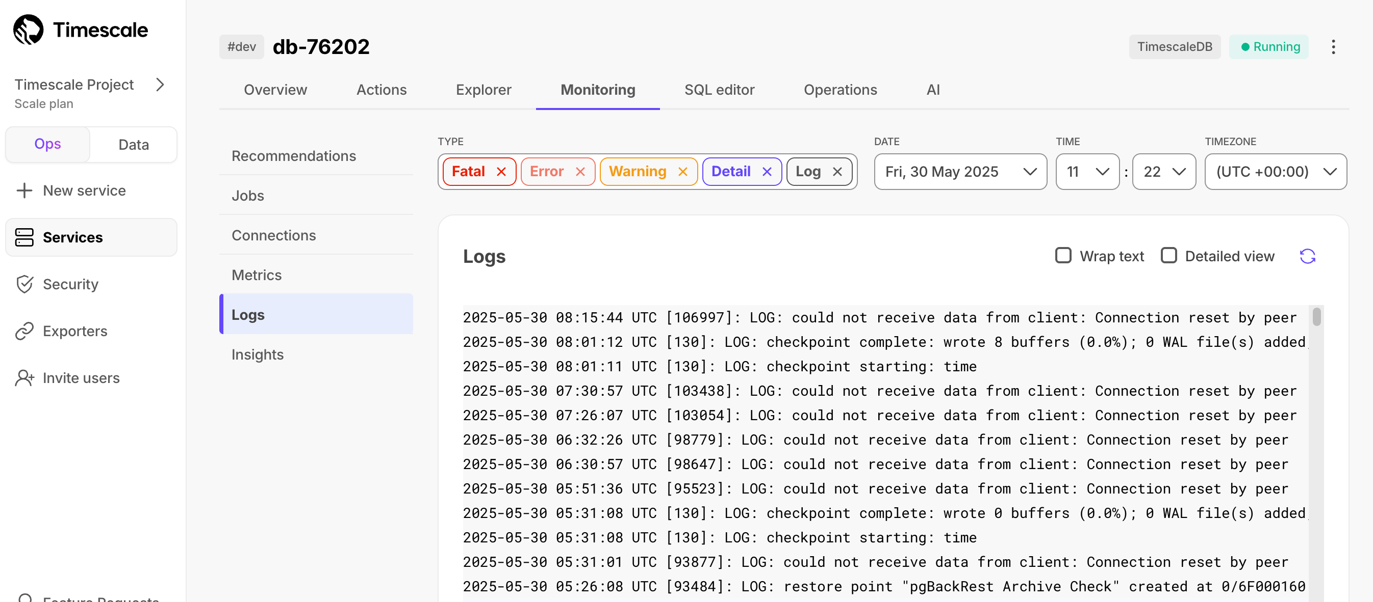 Find logs faster